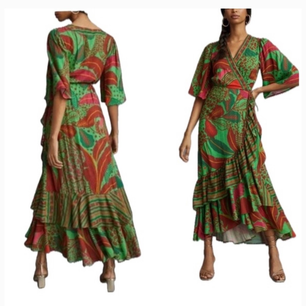 Farm Rio Green Dress